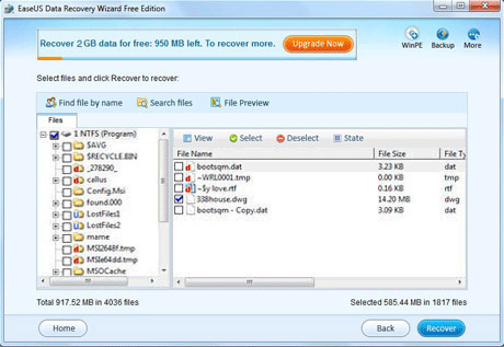 recover deleted AutoCAD files