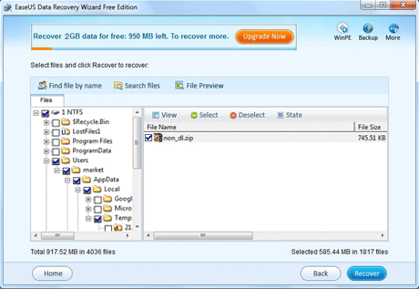 recover deleted ZIP, RAR, GZIP, TAR, LZH and CAB files