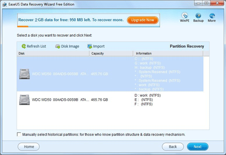 USB drive List