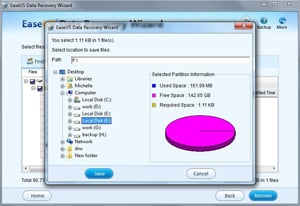 Save recovered data