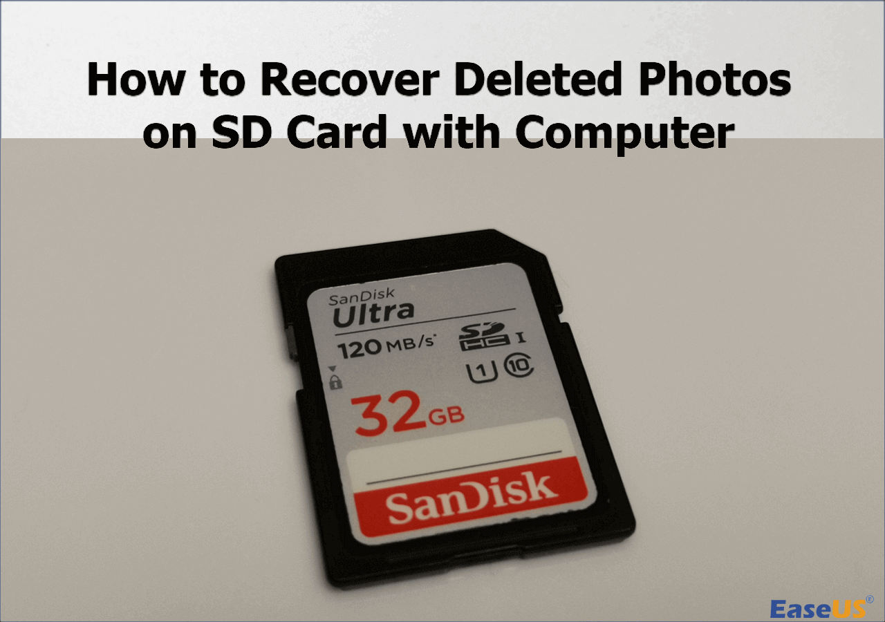 Recover Deleted Photos on SD Card with Computer