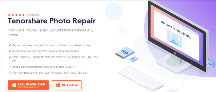 photot repair software - Tenorshare Photo Repair