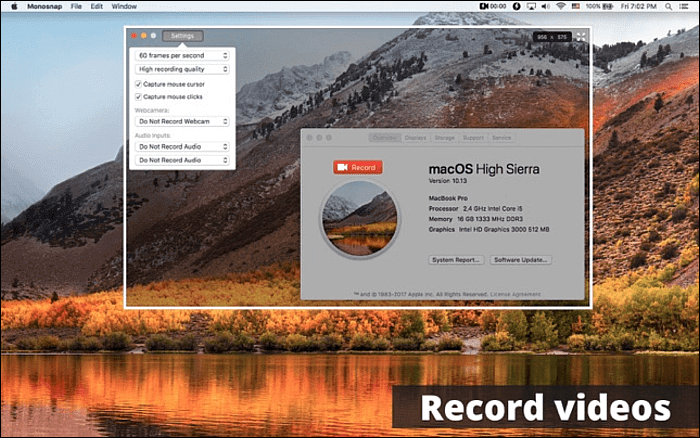 mac screen recorder - monosnap