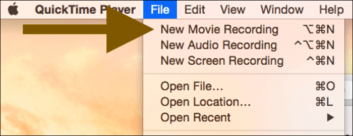 QuickTime Player - screen recorder without time limit