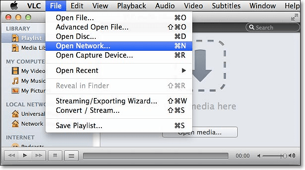 VLC Media Player - record screen without time limit