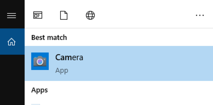 Record webcam Windows 10