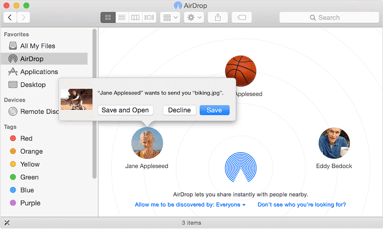 How to AirDrop photos from Mac to iPhone