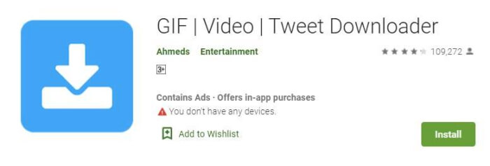 GIF Tweet Downloader