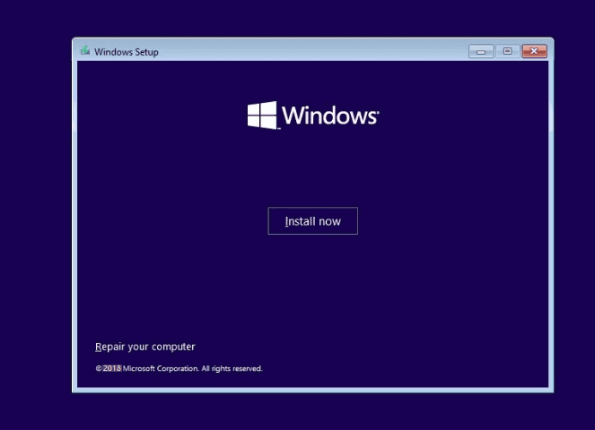 Install Windows 10 on GPT