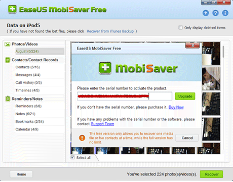 How to activate MobiSaver