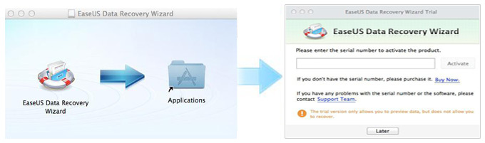 Activate Mac Data Recovery Wizard