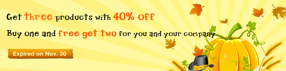 EaseUS Thanksgiving Day Promotion