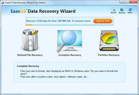 Free format recovery software