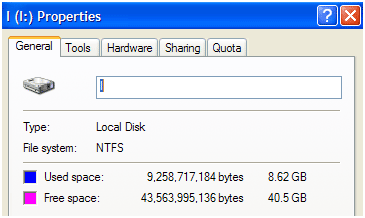 NTFS hard drive