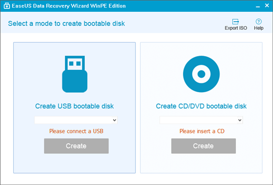 Opmærksom slot Berri Bootable Data Recovery: Run EaseUS Data Recovery Wizard from WinPE Bootable  Disk