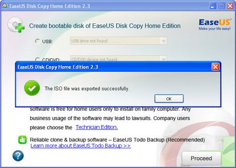 EaseUS Disk Copy Screenshot