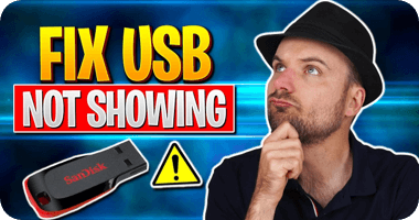 fix USB not showing up