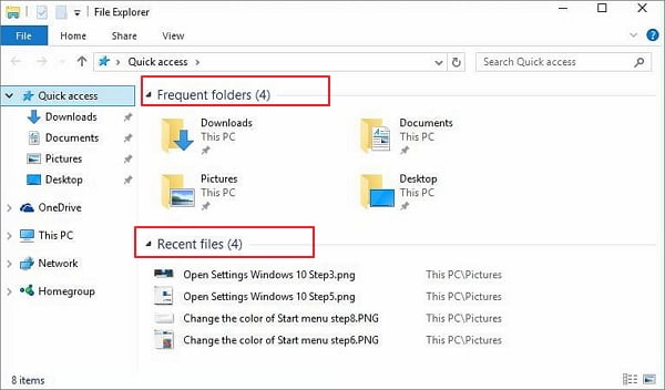 Amplificador Adversario Lubricar Solucionado: archivos y carpetas en Acceso Rápido de Windows 10 desaparecen