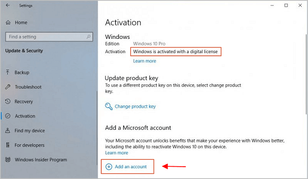 Como ativar o Windows 10 com chave de produto/licença digital/CMD