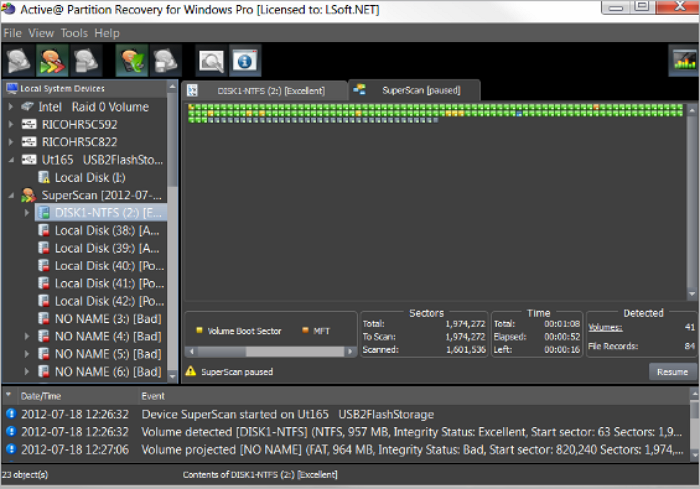 Active@Partition Recovery 螢幕截圖