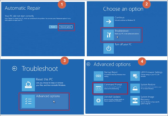 How to Boot to Command Prompt Windows 10?