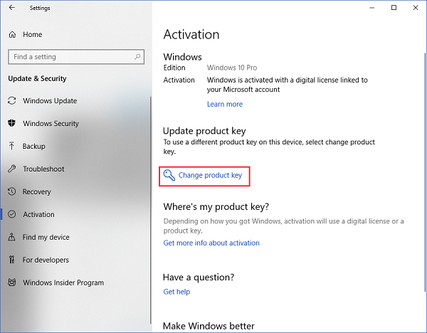 How to Activate Windows 10 with Product Key/Digital License/CMD