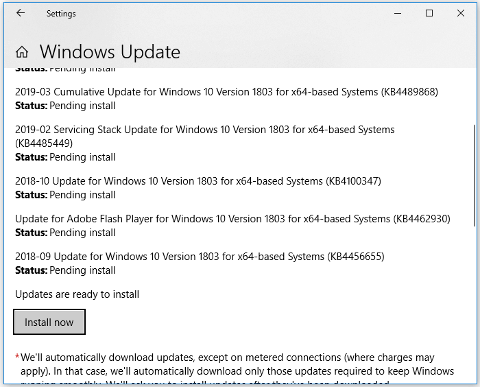 Fix Windows 10 File Explorer Keeps Crashing - update Windows