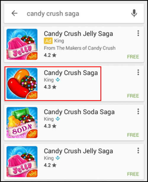Como desinstalar Candy Crush Saga & Candy Crush Friends 