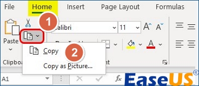 เลือกบ้านและคัดลอก