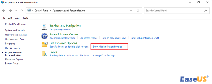 Versteckte Dateien und Verzeichnisse anzeigen