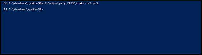 die Datei wird gelöscht