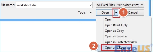 คลิกเปิดและซ่อมแซม