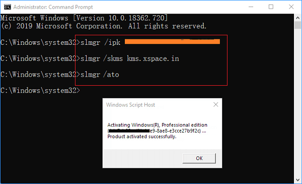 digital activation key for windows 10