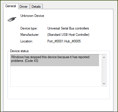 usb xhci compliant host controller windows 10 error 10