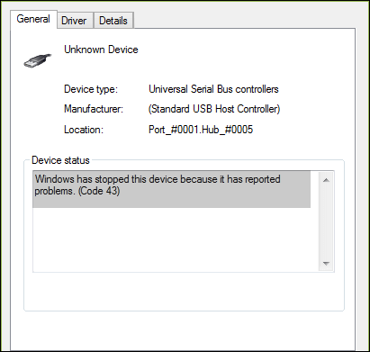 Rozwiązywanie problemów/naprawa uszkodzonych błędów USB