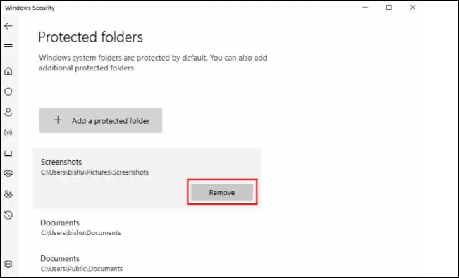 Pilih folder Anda sekarang