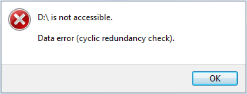 data error cyclic redundancy check installing game
