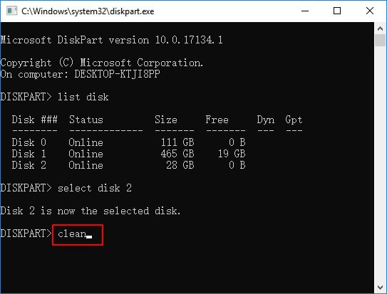 diskpart clean disk diskpart clean disk
