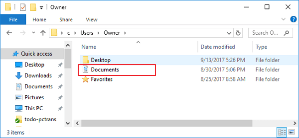 how to create a folder in documents windows 10
