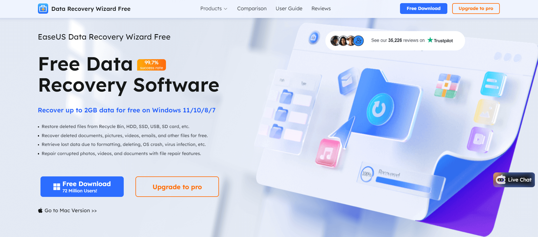 EaseUS data recovery