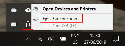 how to eject usb disk from windows 10