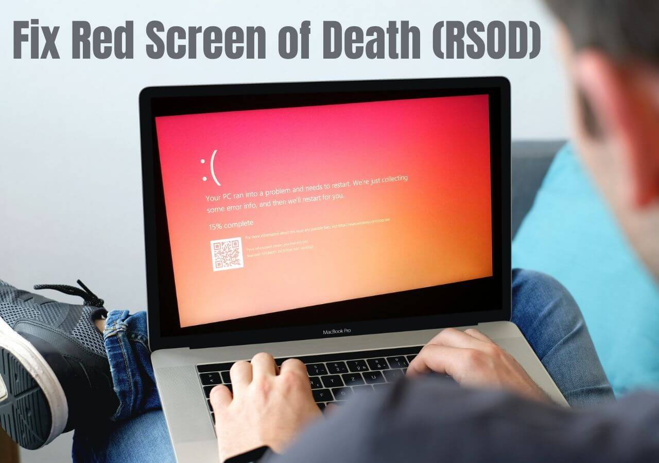 Svarende til Formand Onkel eller Mister 10 Ways to Fix Red Screen of Death (RSOD) on Windows 11/1011/10/8/7 in 2023  - EaseUS