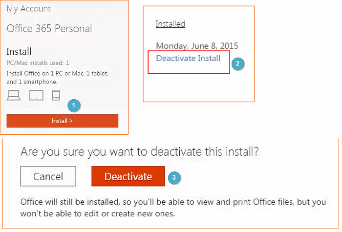 how to remove old office 365 account from windows 10