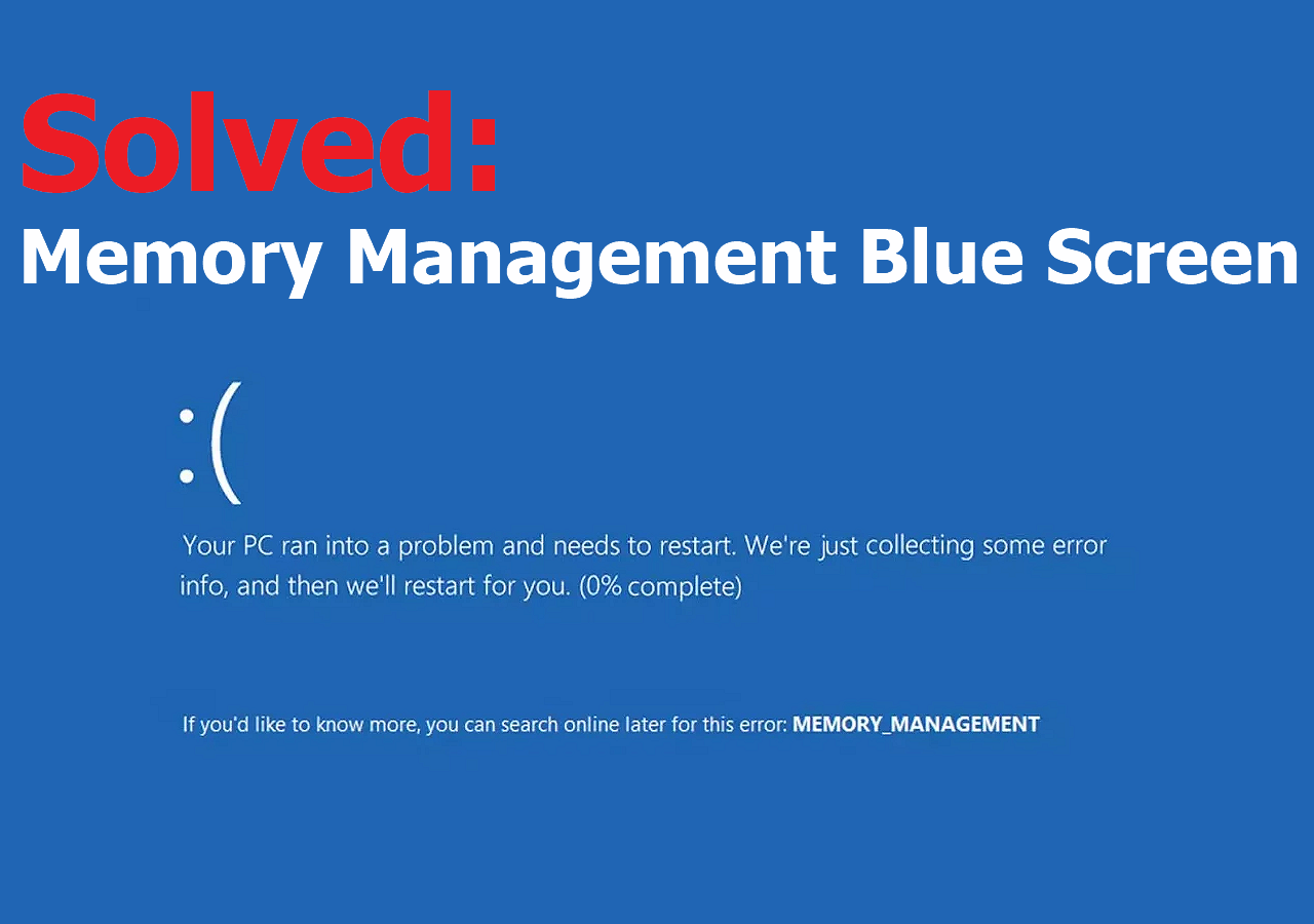 Memory Management Blue Screen