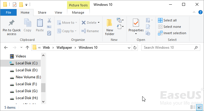How to Restore Desktop Background/Wallpaper in Windows 10 – EaseUS