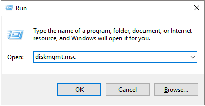 Open Windows 10 Disk Management