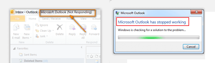 outlook 2016 inbox not showing today