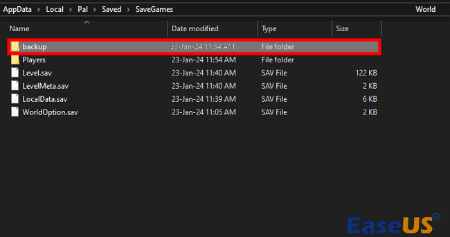 Escolha e substitua o backup no Steam