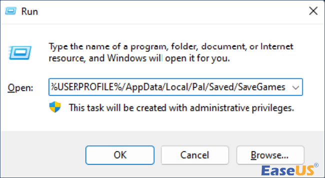 Local do arquivo salvo do Palworld