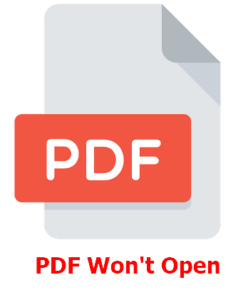 Le pdf ne s'ouvre pas